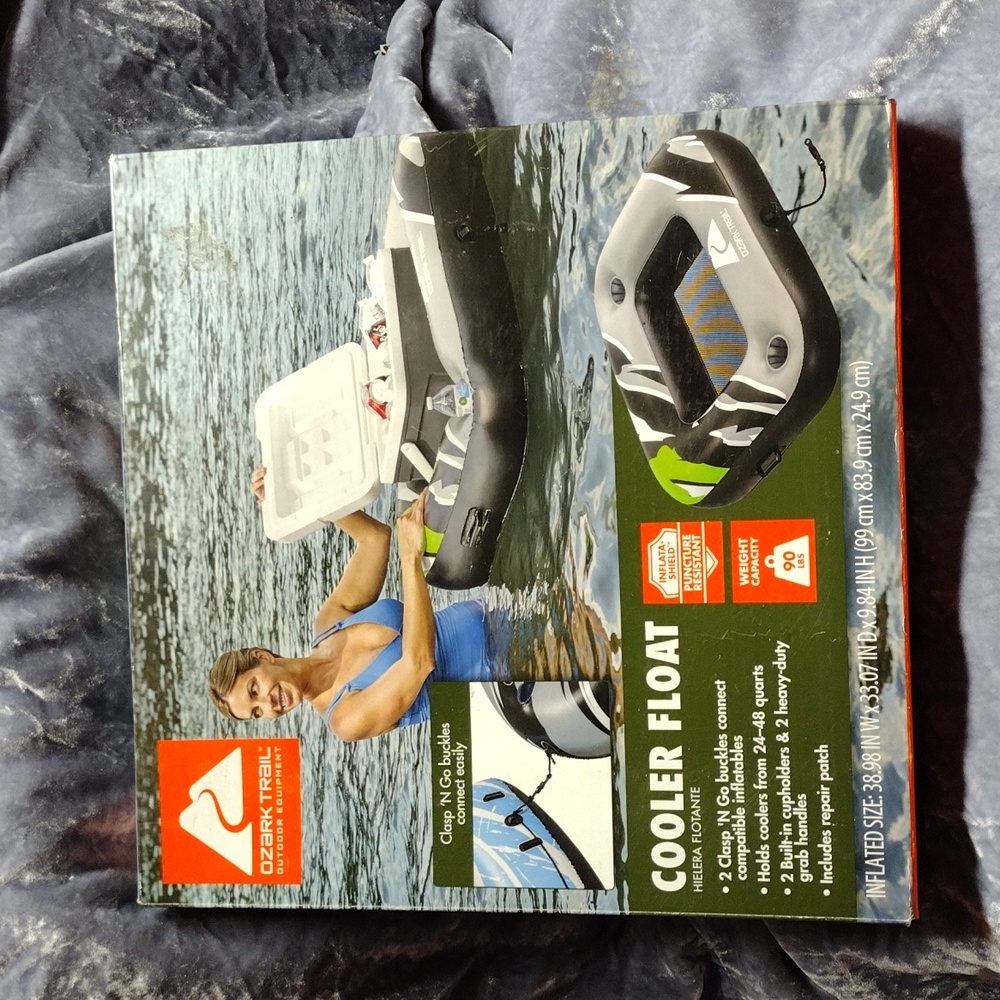 NWOT Ozark Trail inflatable cooler float clasp and go buckles 24-48 qt. coolers